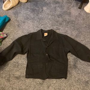 Chico - black cotton short jacket- comfy-long sleeve - good condition
